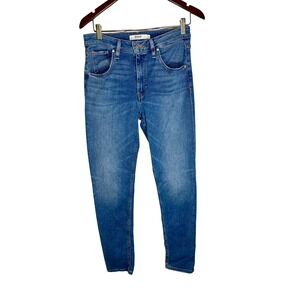 Hudson‎ Collin Skinny Jeans Women 29 Blue Medium Wash Mid Rise Flap Pocket